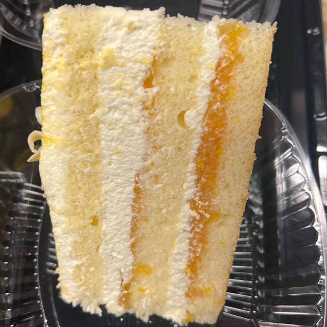 Peach Cream Cake.