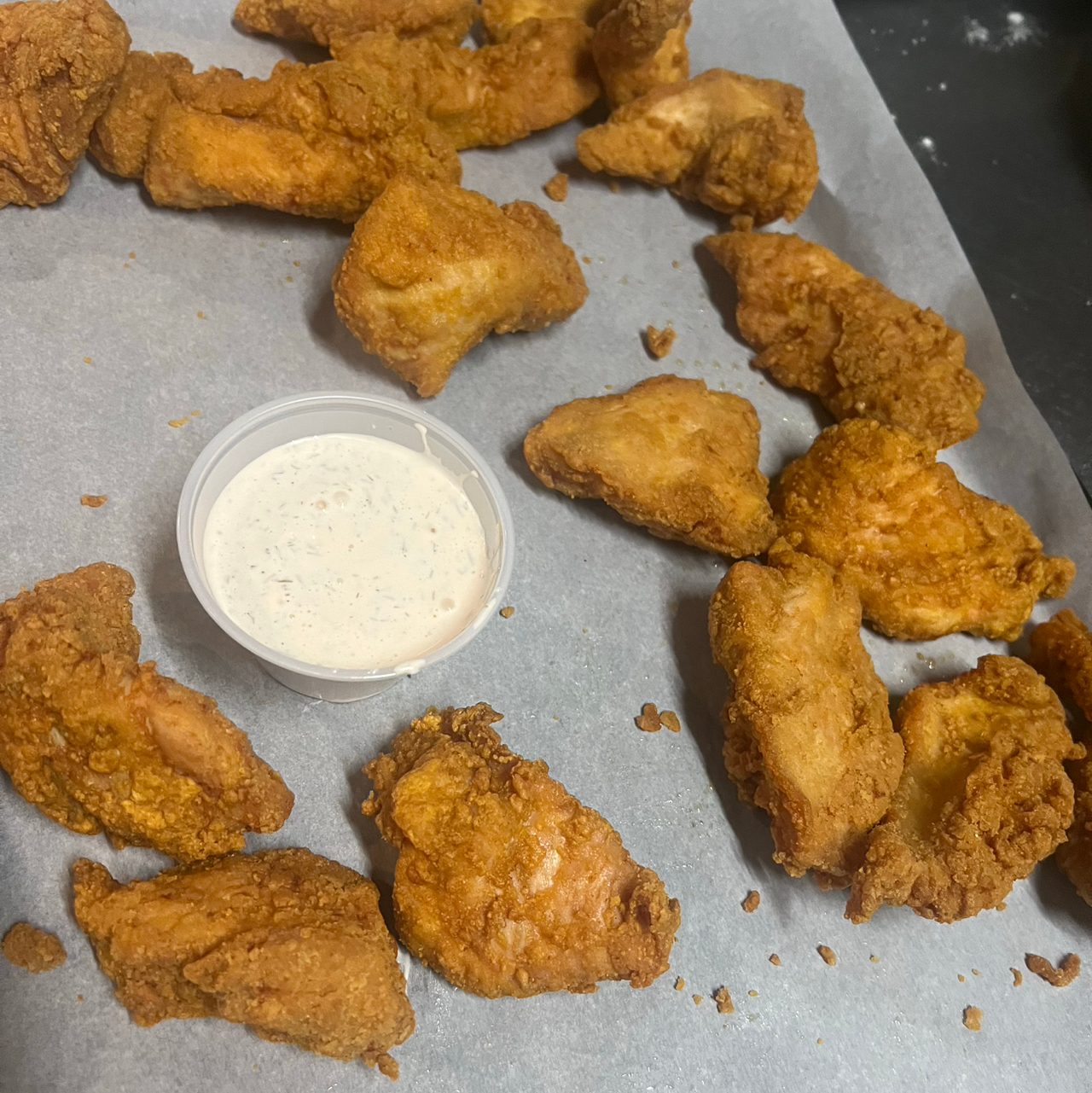 Homemade Chicken Tenders.