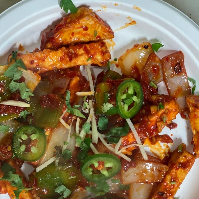 Paneer Chili.